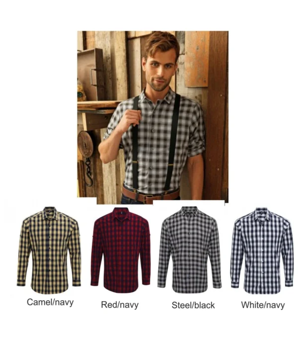 PR250 Premier Mulligan Check Long Sleeve Shirt